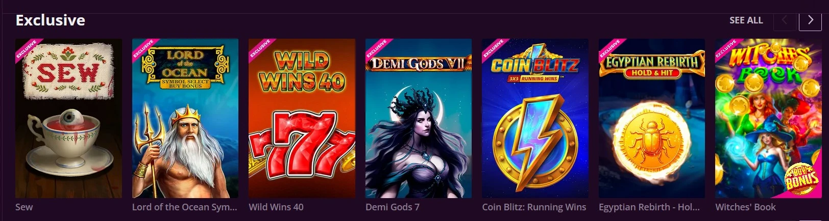 Officiële website van Malina Casino