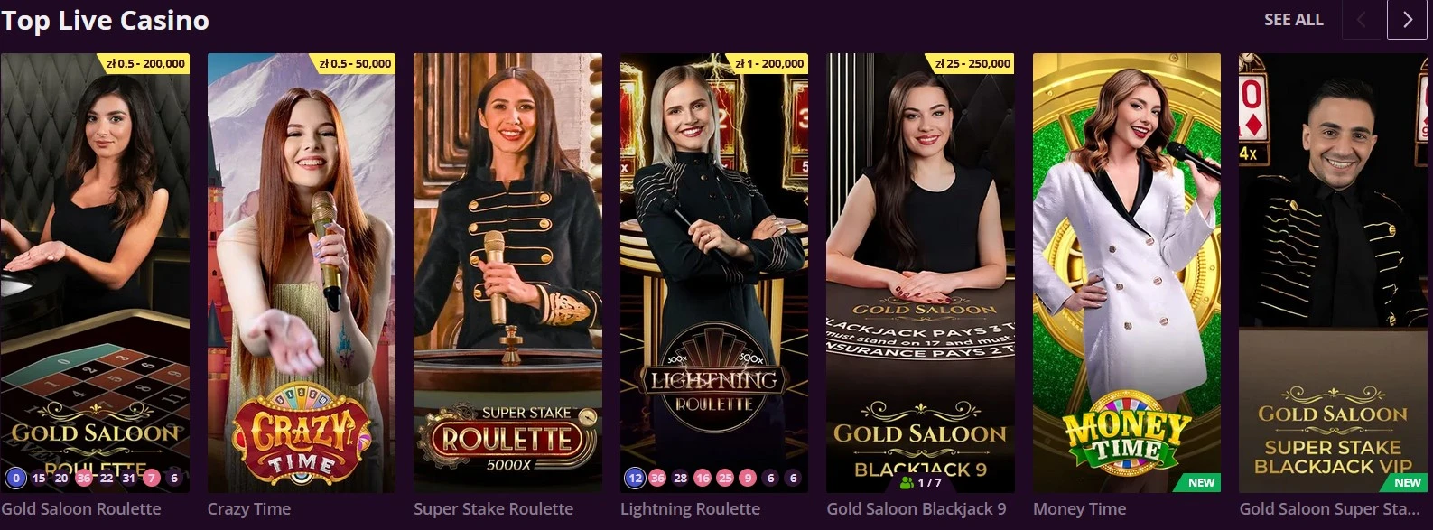 Malina Casino mobiele versie